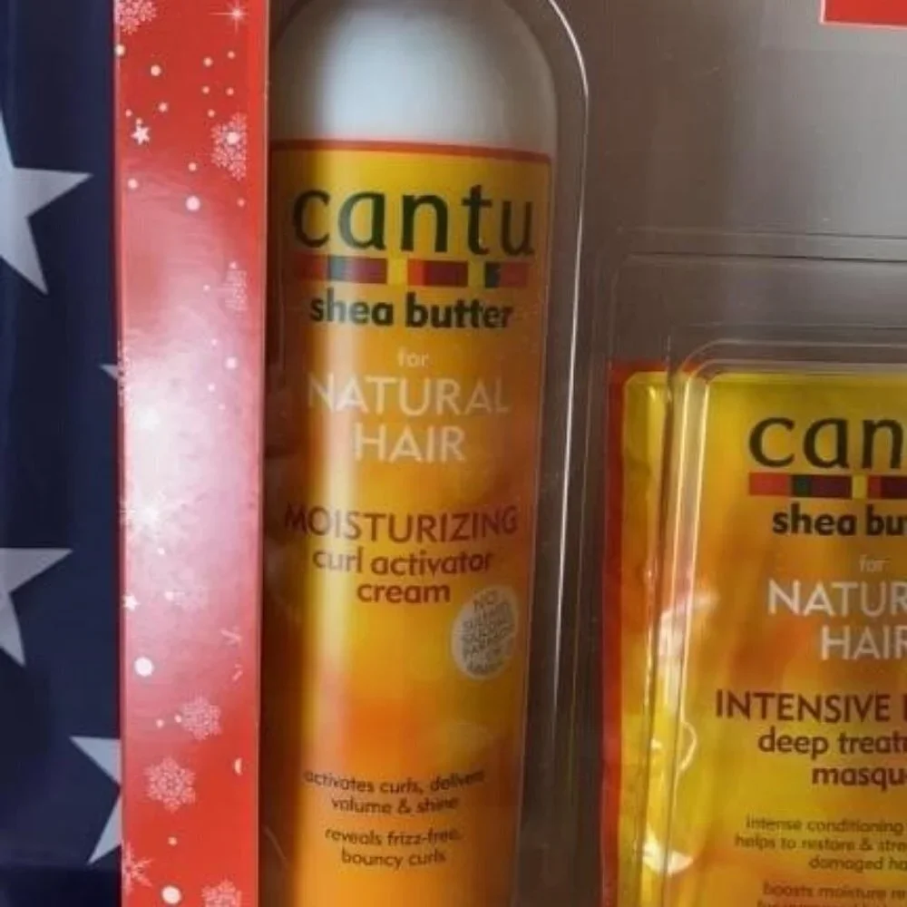 Cantu w/ Shea butter curl activator moisturizing intensive repair masque
